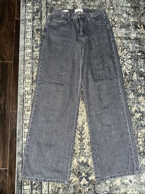 Wmmen's Wide Leg Gray Jeans